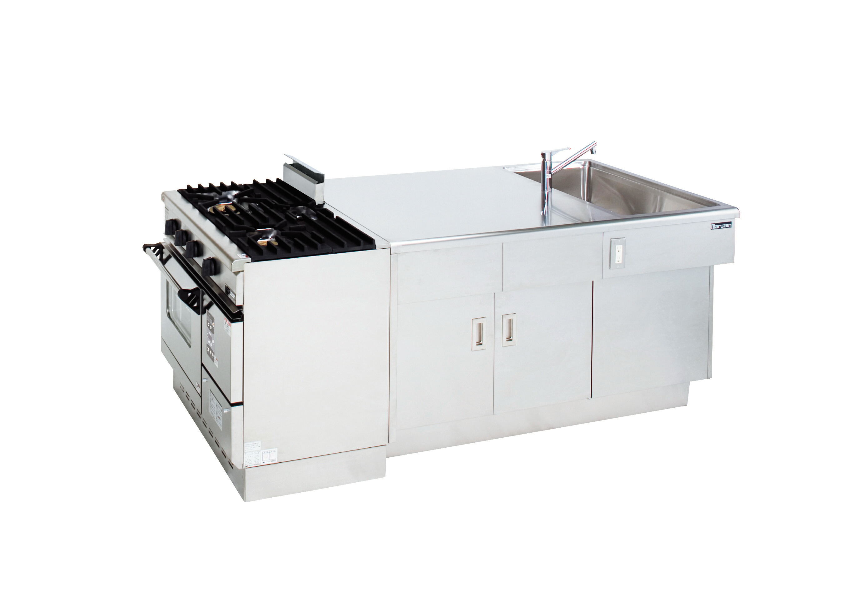 楽天市場】マルゼン 調理実習台 MJW-S229 W2700×D900×H850 生徒用 学生