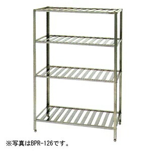 【代引不可・新品・貨物輸送無料】マルゼン 食麺麭仕合わせ （4段） BPR-126 1200*600*1800(粍)