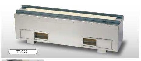 【代引不可】耐火レンガ木炭コンロ　厨房機器　調理機器　TT-1222　W1200*D220*H270(mm)【送料別途】