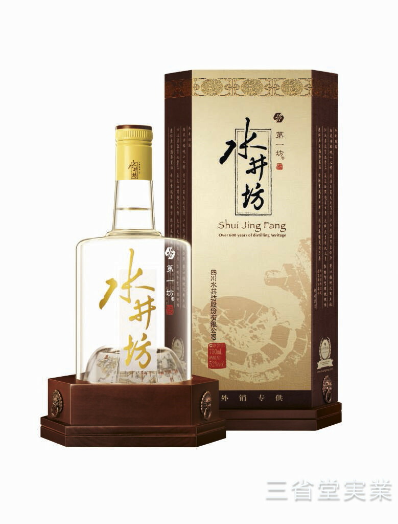 Shui Jing Fang 水井坊　500ml 52% 木製スタンド付き Shui Jing Fang 水井坊 500ml 52% 木製スタンド付き