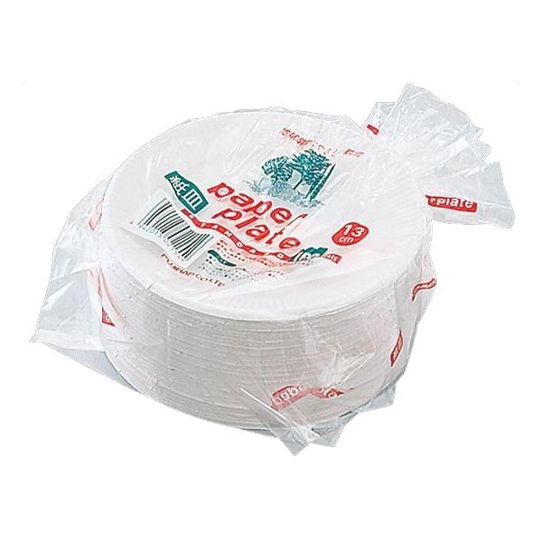 2400枚（100枚×24袋）/ケース×1ケース【業務用】【使い捨て皿】【ケース販売】尚美堂　フジナップ　ペーパープレート13cm　215400　φ13cm