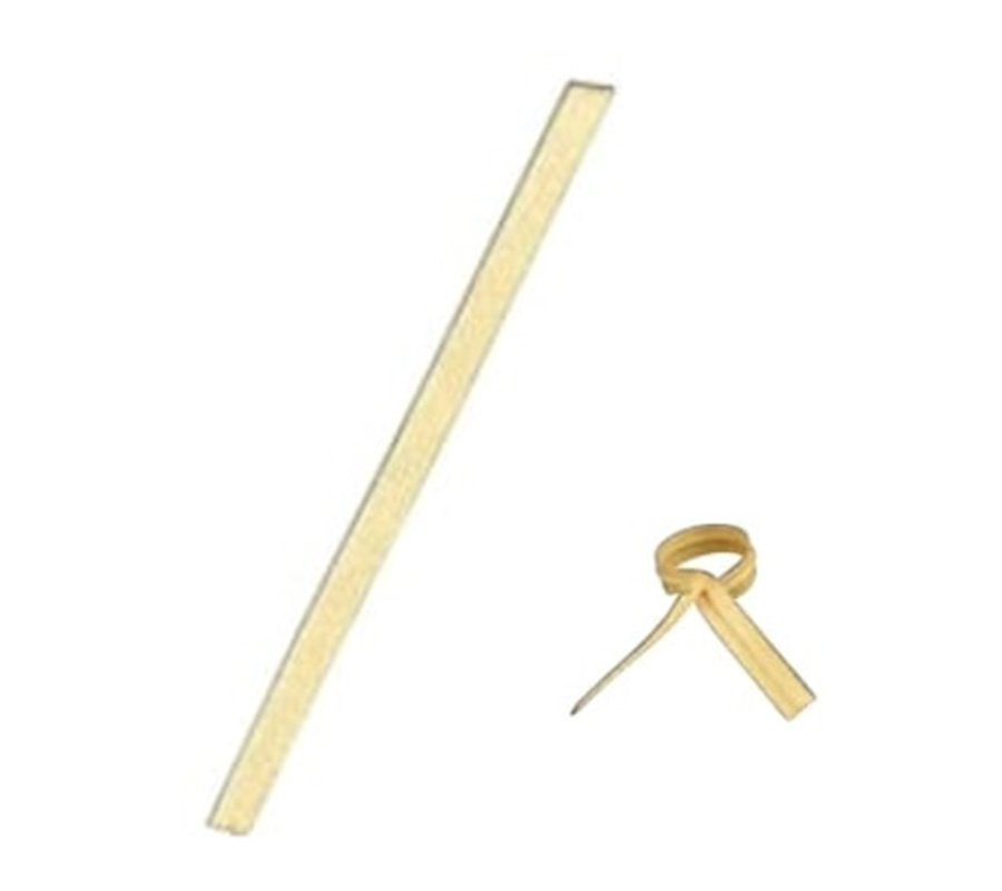 【業務用】【パン包材】大阪ポリエチレン販売 ビニタイ和紙 6550 4×80mm 1000枚/ケース×5ケース
