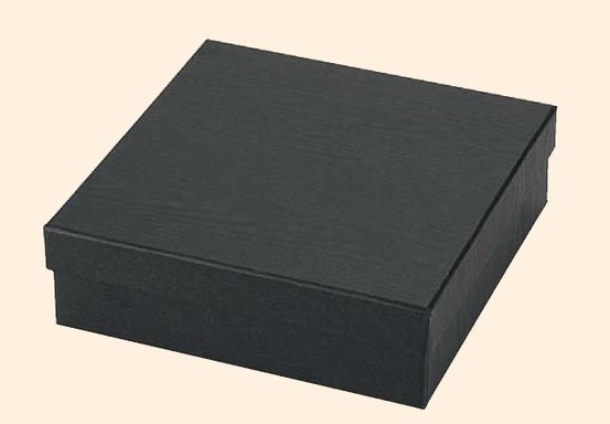 紙製 5寸角伸定重 黒木目内金敷紙付 蓋親セット 20個セット 商品番号 210-158-10｜三省堂実業