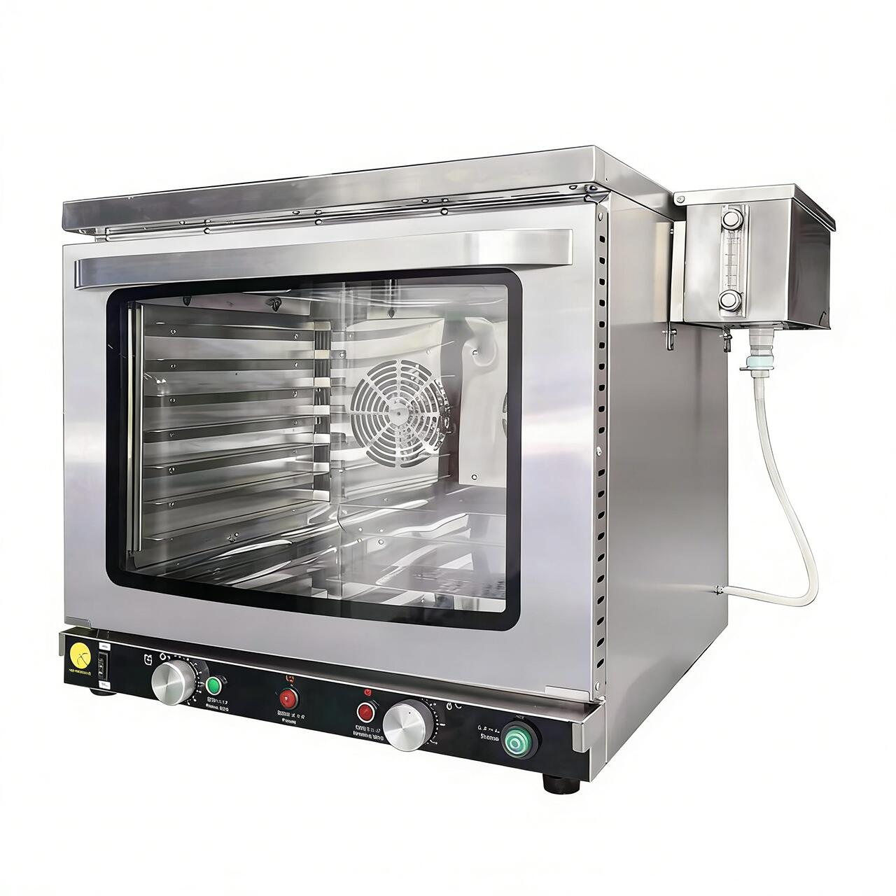 【三省堂商行為】お役目用コンベクションオーブン STTE66GB 小型パン屋オーヴン 食麺麭トースター パン焼き機 スチームコンベクションオーブン  水蒸気役立つこと付き添い人 4枚焼網付き添い人