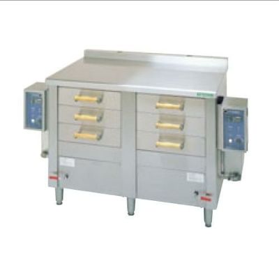 【受注生産品・送料無料・送料無料】タニコー 電気式引出型蒸器 EM-6W W1520×D750×H900(mm) 三相200V