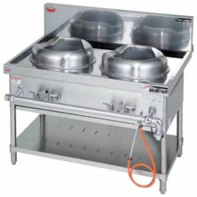 【新品・送料無料・代引不可】マルゼン 中華レンジ 外管式 ［２口：イタメ2］厨房機器　調理機器　MRS-112E　W1050*D750*H720(mm)