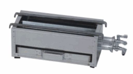 【代引不可】ガス焼鳥コンロ（2本バーナー）　厨房機器　調理機器　TG-230　W300*D140*H125(mm)
