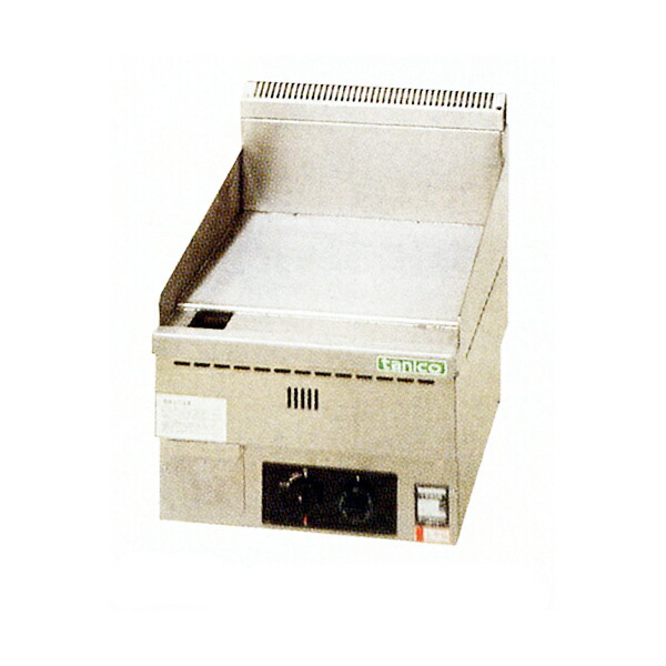 【新品・貨物輸送無料・代引不可】タニコー 卓上グリドル TGG-45N W450×D600×H300(粍) 屁っ放り式