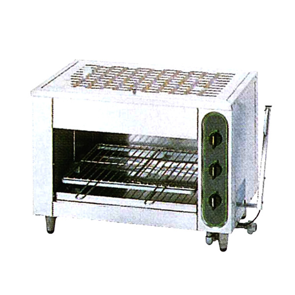 【新品・送料無料・代引不可】タニコーガス赤外線グリラー【上火式】　TIG-90S　W850×D415×H615(mm)