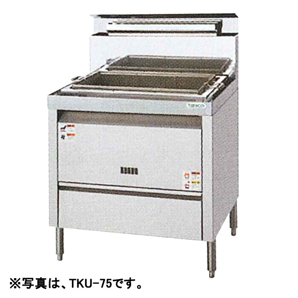 【受注生み出すこと品・貨物輸送無料・代引不可】タニコー角型うどん釜 TKU-100W W1000×D600×H800(粍)