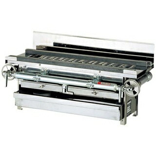 【新品・貨物輸送無料・代引不可】タニコーガス焼き鳥器 TYB-10G W560×D200×H200(粍)