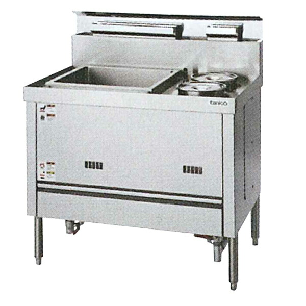 楽天市場】タニコー 湯がき槽付湯煎器 TYU-90 LPガス【 麺湯煎機 業務