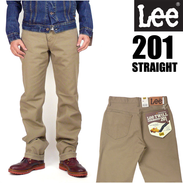 楽天市場 Lee リー 1 ウエスターナー メンズ ジーンズ ツイル カーキ American Standard 日本製 010 14 Jeans Sanshin