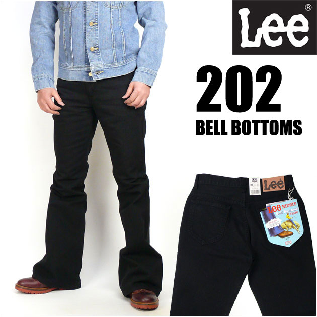 Lee リー 202 BELL BOTTOMS ベルボトム ブラック ツイル Lee RIDERS AMERICAN STANDARD メンズ フレアージーンズ 日本製 04202-75 9,317円