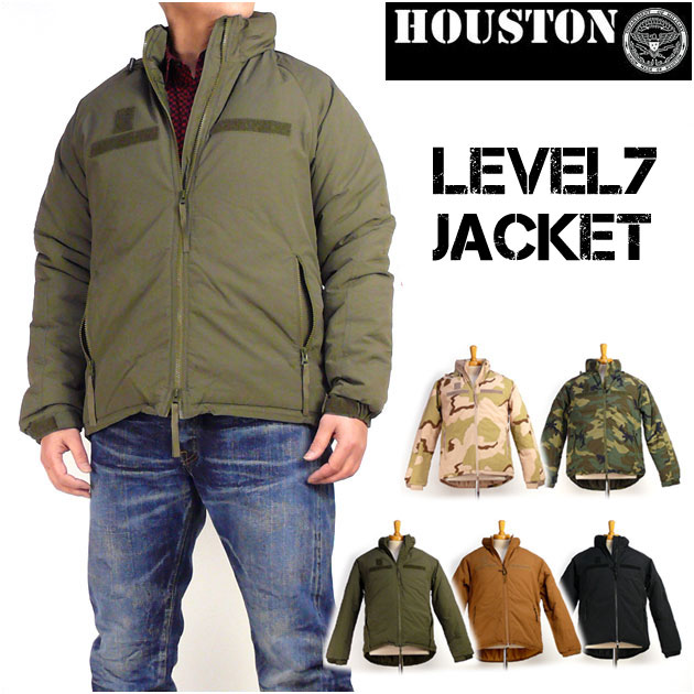 楽天市場 Houston ヒューストン メンズ ミリタリージャケット Level7 Jacket レベル7 ジャケット Jeans Sanshin