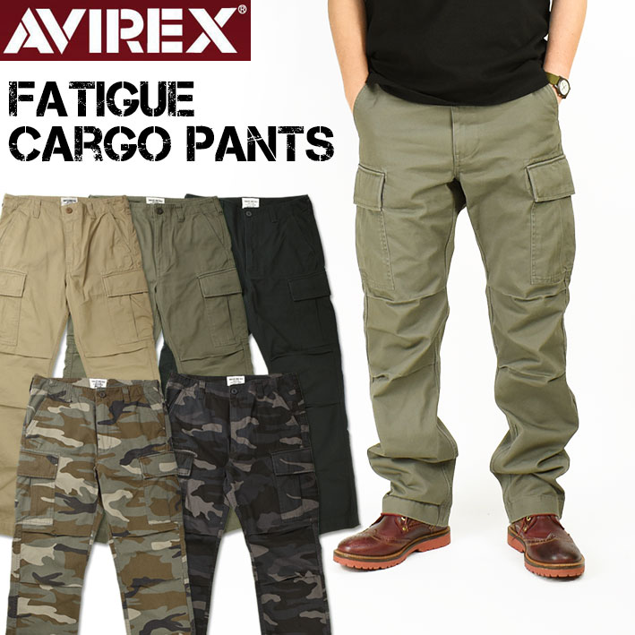 楽天市場】AVIREX アビレックス BASIC FATIGUE CARGO PANTS