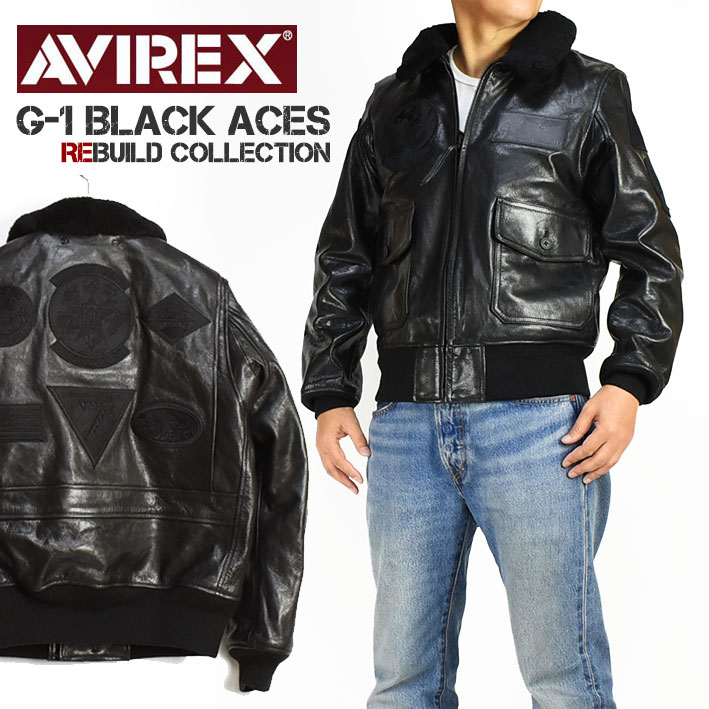楽天市場】AVIREX アビレックス GOAT G-1 JACKET ゴートスキンレザー 