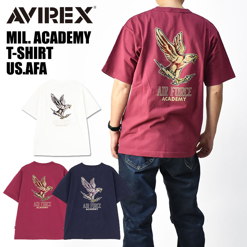 AVIREX アビレックス 半袖Tシャツ US. AFA ミリタリー プリントTシャツ メンズ 783-5134028