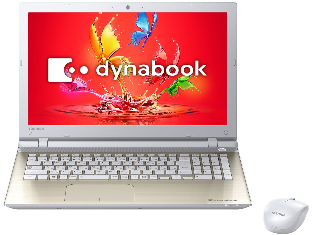 楽天市場】ノートパソコン 東芝 dynabook T45 T45 PT45PGY-SHA 15.6インチ Celeron-3205U HDD1TB  メモリ4GB Office DVD±R/±RW Windows 8.1 Webカメラ テンキー サテンゴールド 量販店展示品 : 三信テック