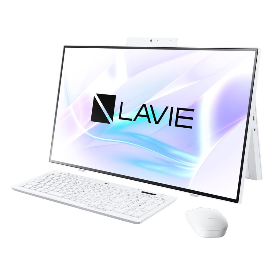 期間限定パソコン初期設定無料 新品 NEC LAVIE Home All-in-one PC-HA700R2W6 27インチ Core i7  10510U メモり8GB HDD3TB SSD256GB Windows 10 Office DVD±R 在庫あり 即納可 【限定製作】