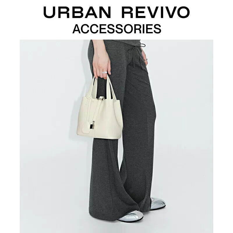 URBAN REVIVO 2026 夏新作 レディース ユニークロック金具 ハンドバッグ ショルダーバッグ 2WAY カジュアル・リゾートコーデ UAYB60069|sansui