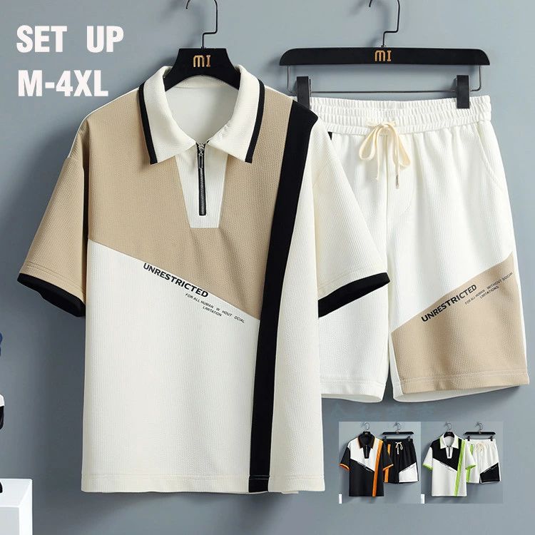 バーディーハント　ポロシャツ　3枚セット＋ハーフパンツ セットアップ メンズ ポロシャツ ハーフパンツ ショート