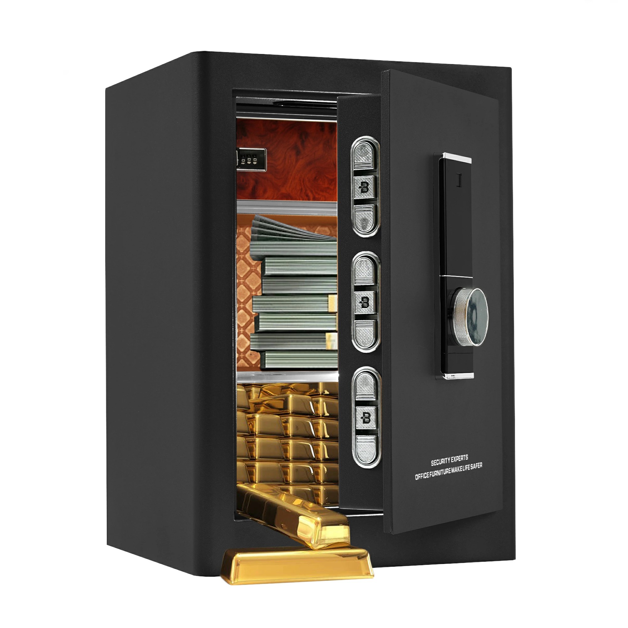 楽天市場】GIRGBE【2024強化版】超大 家庭用 暗証番号 82L 金庫 床・壁