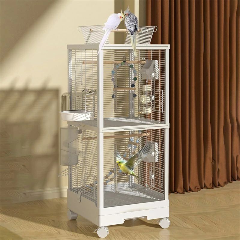 鳥かご Amazon | 鳥かごスマートな電子 温度と湿度の表示*夜間照明付き 48*48