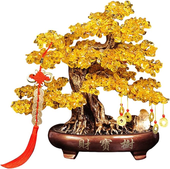 楽天市場】金運アップ☆ シトリンの招財樹 天然石 パワーストーン : SP