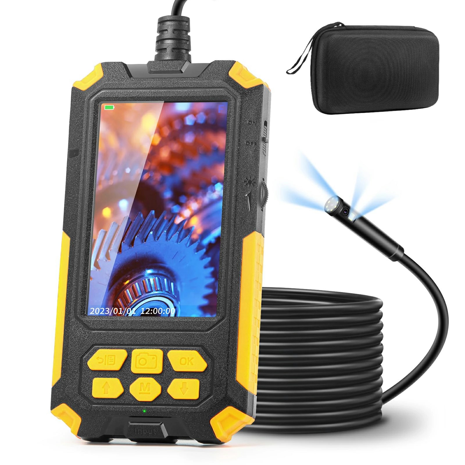 楽天市場】【送料無料】KKYOYRE 産業用内視鏡 検査カメラ 3.9mmレンズ