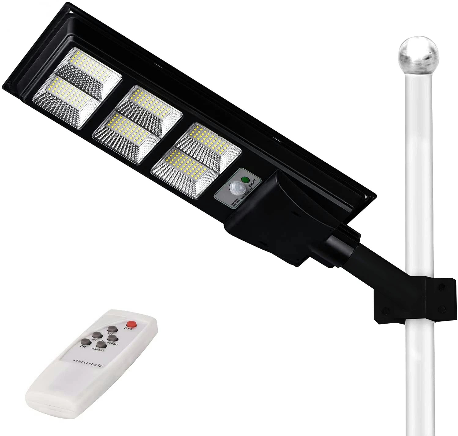 led 街灯 90W センサーライト 屋外 ソーラーライト ledガーデンライト防水IP65耐水性 省エネ 配線工事不要 太陽発電 感知式センサーライト屋外 led人感センサーライト 屋外照明 夜間自動点灯庭先灯・街灯・防犯灯・駐車場灯・工業団地・車道・