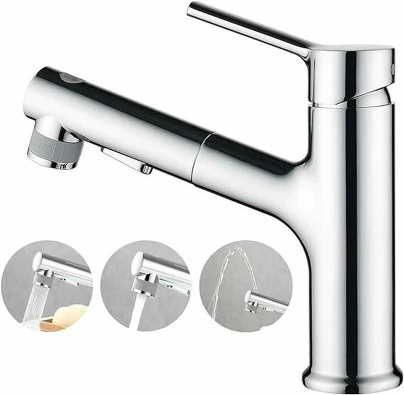 楽天市場】洗面蛇口 噴水機能付き 浴室用水栓 洗面 洗髪用 混合水栓