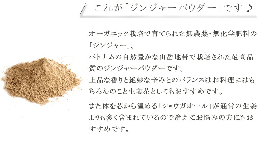 送料無料 有機ジンジャーパウダー 粉末1kg シナモン 1000g 有機jas認証 調味料 無化学肥料 オーガニック 大容量 業務用 お得用 日本茶 生姜茶 生姜パウダー しょうが粉末 生姜粉末 乾燥生姜 乾姜 干姜 スパイスハーブ 香辛料 フェアトレード サンタ