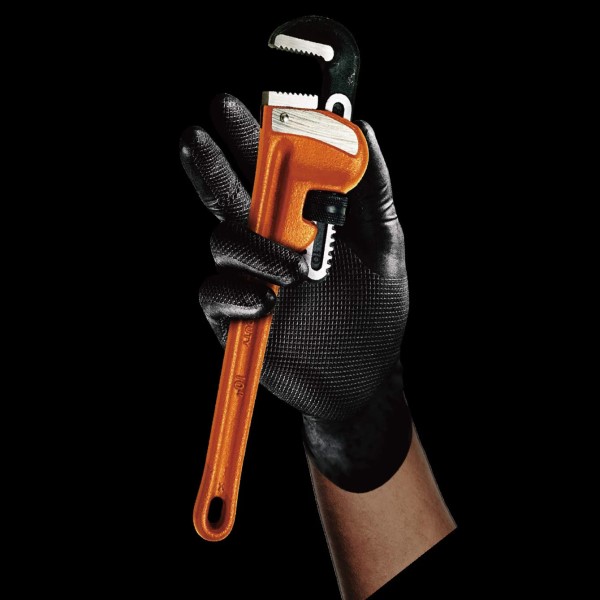 【500枚仕掛ける】グリッパーズ 地球儀 GRIPPAZ GLOVE() 決定づける兼用パウダーフリーニトリルグローブ 37002 黒いこと
