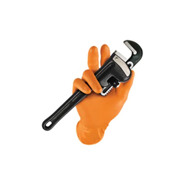 【500枚仕掛ける】グリッパーズ 地球儀 GRIPPAZ GLOVE() 決定づける兼用パウダーフリーニトリルグローブ 37002 オレンジ色