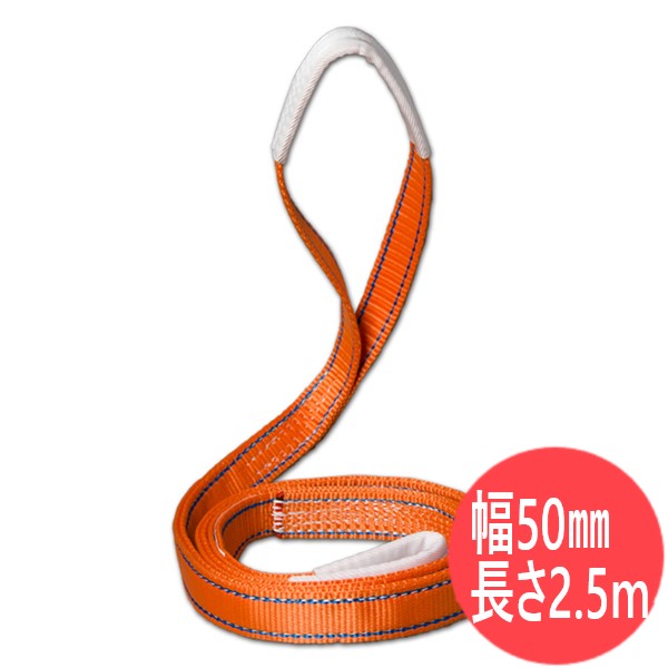 【幅50mm×長さ2.5m】インカ リフティングスリング E-50×2.5m 1013139 大洋製器工業 TAIYO