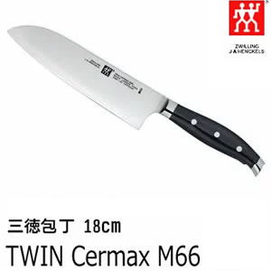 30867-180 ツヴィリング J.A. ヘンケルス（ZWILLING J.A. HENCKELS） ツインセルマックス/Twin Cermax M66 三徳包丁 18cm キッチングッズ 便利 キッチン用品 おしゃれ 母の日ギフト ◆｜サンテクダイレクト 店