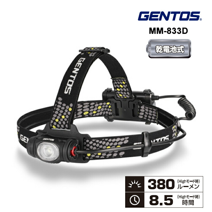楽天市場】GENTOS(ジェントス) メタルマスター LEDメタルヘッド
