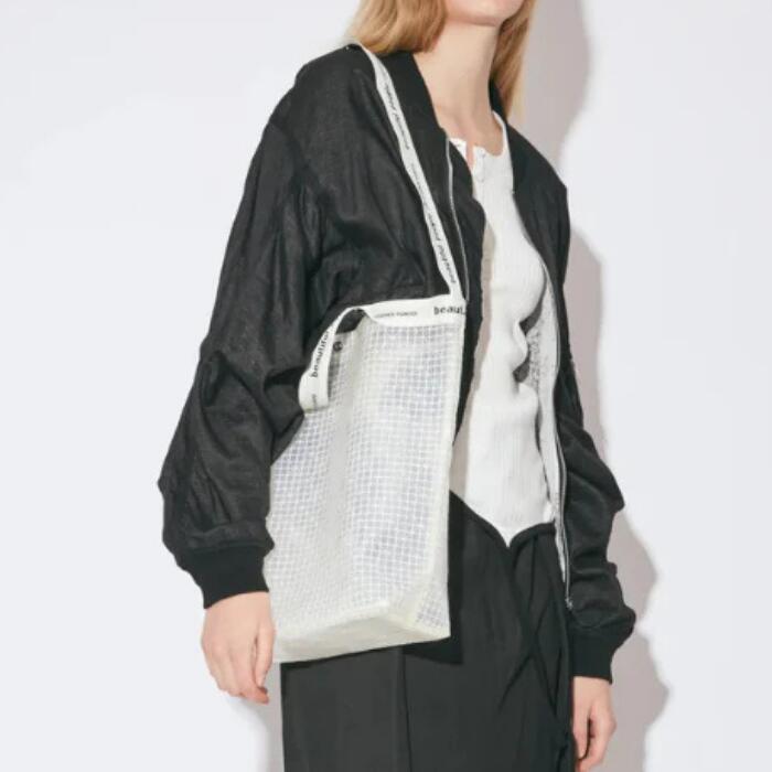 【残りわずか】 beautiful people Vinyl logo tape shoulder bag ビューティフル ピープル ビニール ロゴ テープ ショルダー バッグ｜SANTE&rsquo; et NOEL