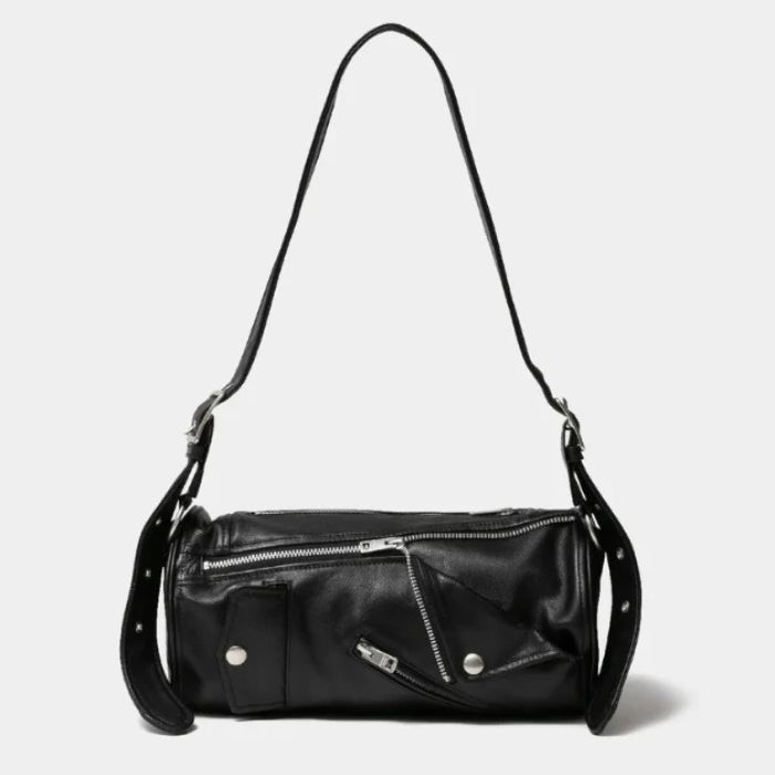 beautiful people excerption riders cylinder bag 奥ゆかしい 人びと エクサプション ライダース 円柱 御徒面子 なめし革