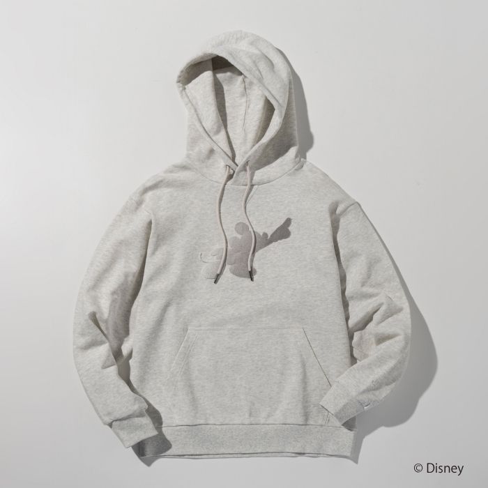 1PIU1UGUALE3 RELAX【 MICKEY  / ミッキー 】 GRADIENT EMBROIDERED HOODIE