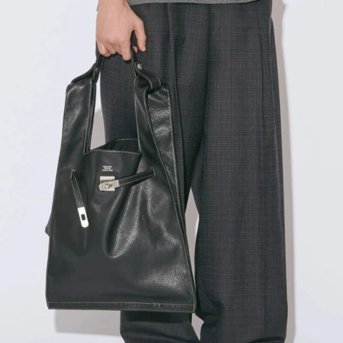 beautiful people xlarge market bag 素晴らしい 人びと エクストラ ラージ 証券業界 御徒面子 なめし革 ユニ一発やる