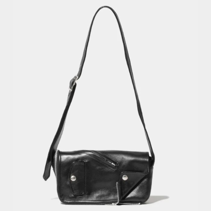 【残1点】 beautiful people excerption riders flap shoulder bag 素晴らしい 人びと エクスパンション ライダース 下げ翼 肩肉 御徒面子 なめし革