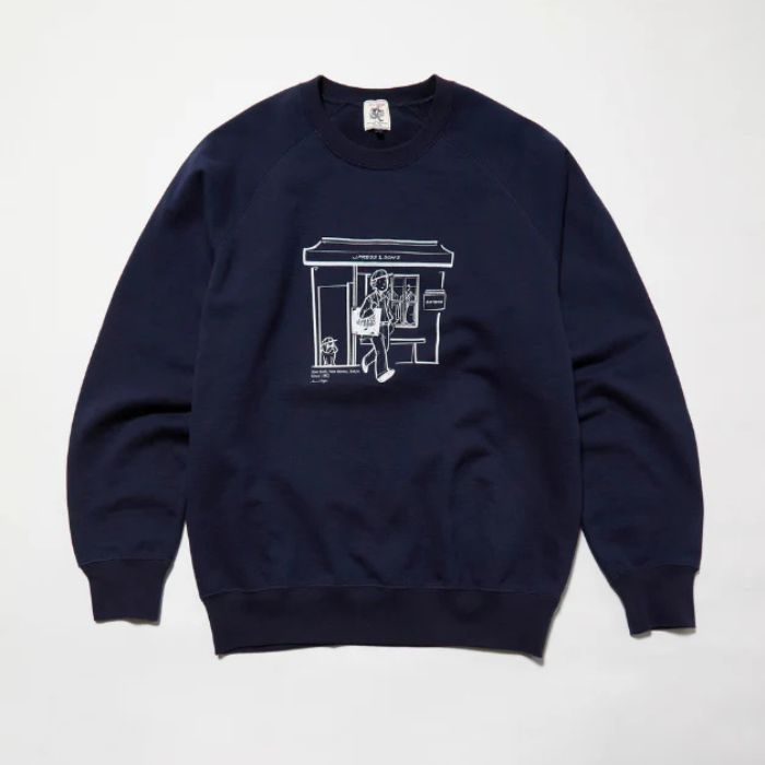 J.PRESS【 Aaron Chang / UNISEX 】ILLUST - SWEAT 26SS ジェイプレス アーロン チャン イラスト スウェット｜SANTE&rsquo; et NOEL