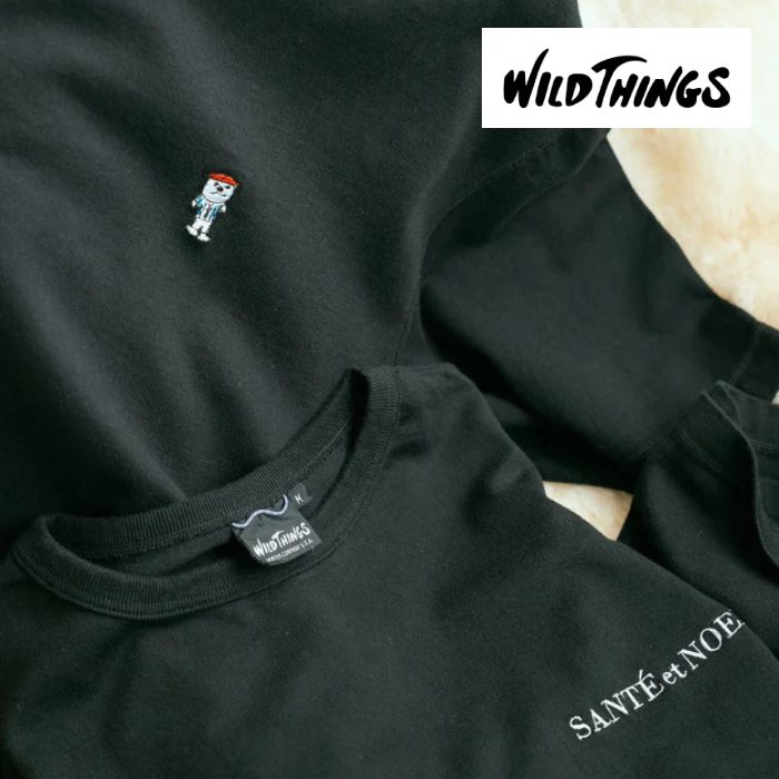 SANTE\u0027 et NOEL / pocotan【別注】WILD THINGS ROUND BODY S/S TEE ソンテエノエル ポコたん ワイルド シングス プルオーバー