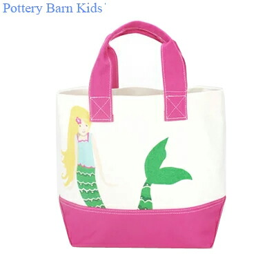 楽天市場 Pottery Barn Kids ポッタリーバーン キッズ トートバッグ ハンドバッグ マーメイド アウトレット 女の子 女児 ピンク あす楽 Santek