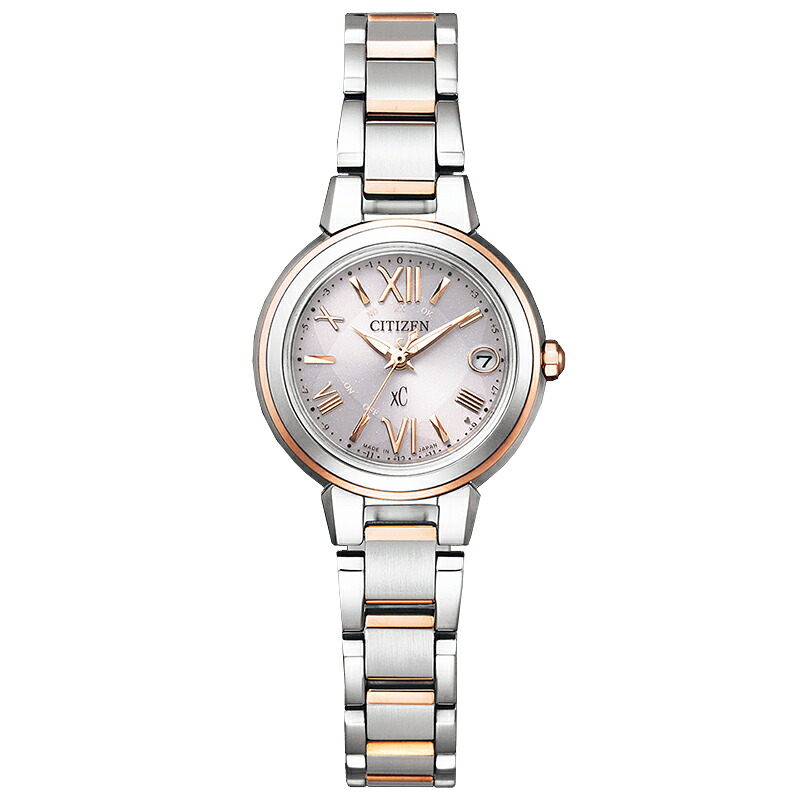 【今ならクリーナークロスプレゼント】シチズン CITIZEN クロスシー ベーシックコレクション XC basic collection 時計 ウォッチ レディース エコドライブ ES9434 53W ピンク文字盤 腕時計 女性 電波時計 ステンレス