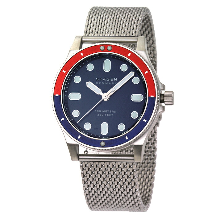スカーゲン Skagen 時計 ウォッチ メンズ フィスク Fisk Skw6668 ネイビー文字盤 激安の