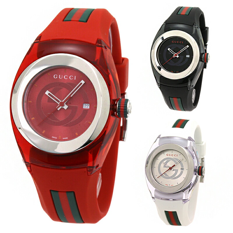 グッチ 時計 ウォッチ レディース シンク 【レッド：YA137303】 GUCCI グッチ シンク 36mm レディース 腕時計 ブランド YA137303