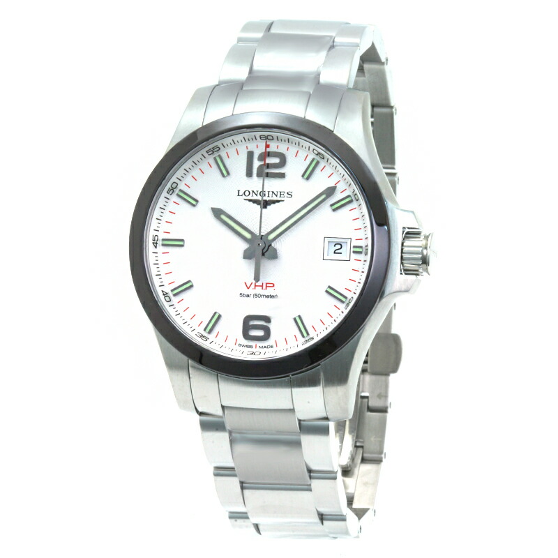 美品 稼働品 ロンジン CONQUEST メンズ腕時計 パーペチュアルカレンダー 楽天市場】ロンジン コンクエストV.H.P パーペチュアルカレンダー 時計